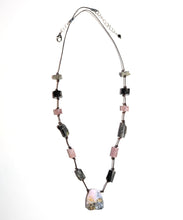 pink opal & mixed stones set