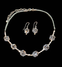 quartz crystal & pearl set # 1