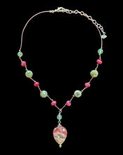 rhodochrosite heart set