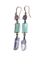 roman glass & iolite set