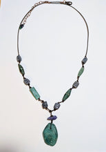 roman glass & iolite set