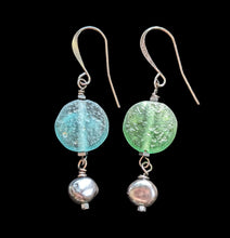 roman glass & pearl set