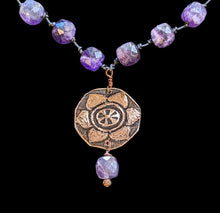 sunflower & amethyst set