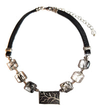 branch & tourmalinated quartz set