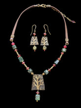 tree & green labradorite set