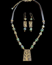 tree & green labradorite set