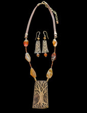 tree & montana moss agate set