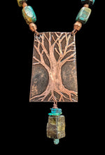 turquoise tree set
