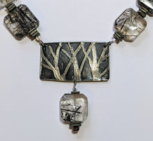 trees & tourmalinated quartz set