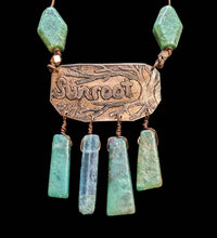 trees & green stones set