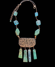 trees & green stones set
