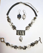 trees & tourmalinated quartz set