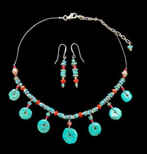 tribal turquoise & carnelian set