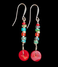 tribal turquoise & coral set