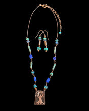 turquoise & lapis tree set