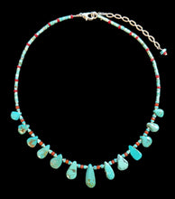 turquoise teardrop set