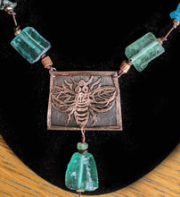 etched copper bee set - sunroot studio