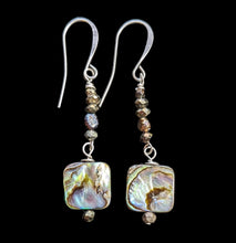 leaf & abalone choker set