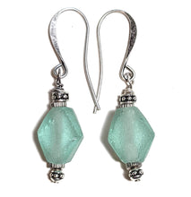 aqua fluorite & african glass set