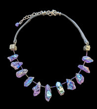 iridescent amethyst set