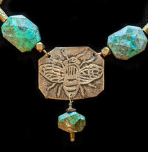 bee & chrysocolla set