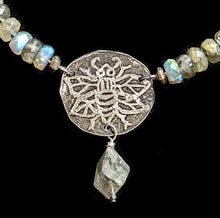 bee & labradorite set