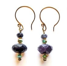 blue labradorite earrings - sunroot studio