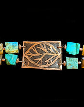 leaf & mixed stones set