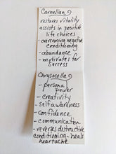 leaf & mixed stones set