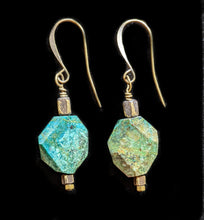 bee & chrysocolla set