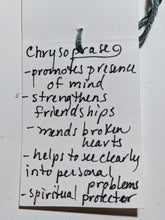 leaf & chrysoprase set