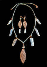 copper leaf & kyanite set