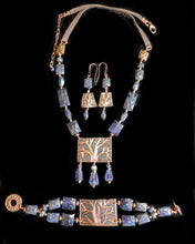 copper tree & iolite set - sunroot studio