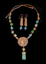 copper tree & mixed stones set - sunroot studio