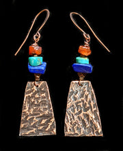 tribal copper & mixed stones set