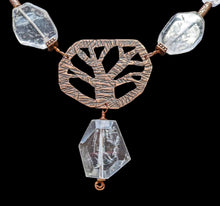 copper tree & quartz set