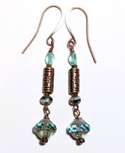 dragonfly & czech glass set