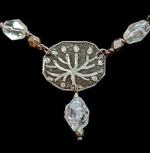 dill flower & rutilated quartz choker set