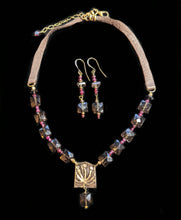 dill flower & smoky quartz set