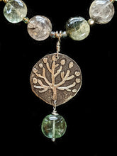 dill flower & rutilated quartz set