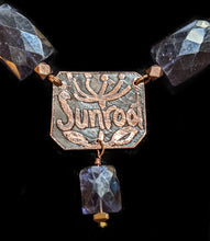 dill flower & iolite set