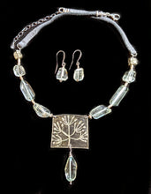 dill flower & green amethyst set