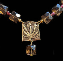 dill flower & smoky quartz set