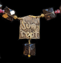 dill flower & smoky quartz set