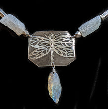 dragonfly & labradorite set