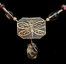 dragonfly & smoky quartz set