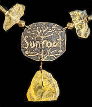 dragonfly & citrine necklace