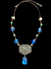 dragonfly fluorite & african glass set