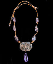 dragonfly & amethyst set