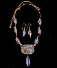 dragonfly & amethyst set - sunroot studio